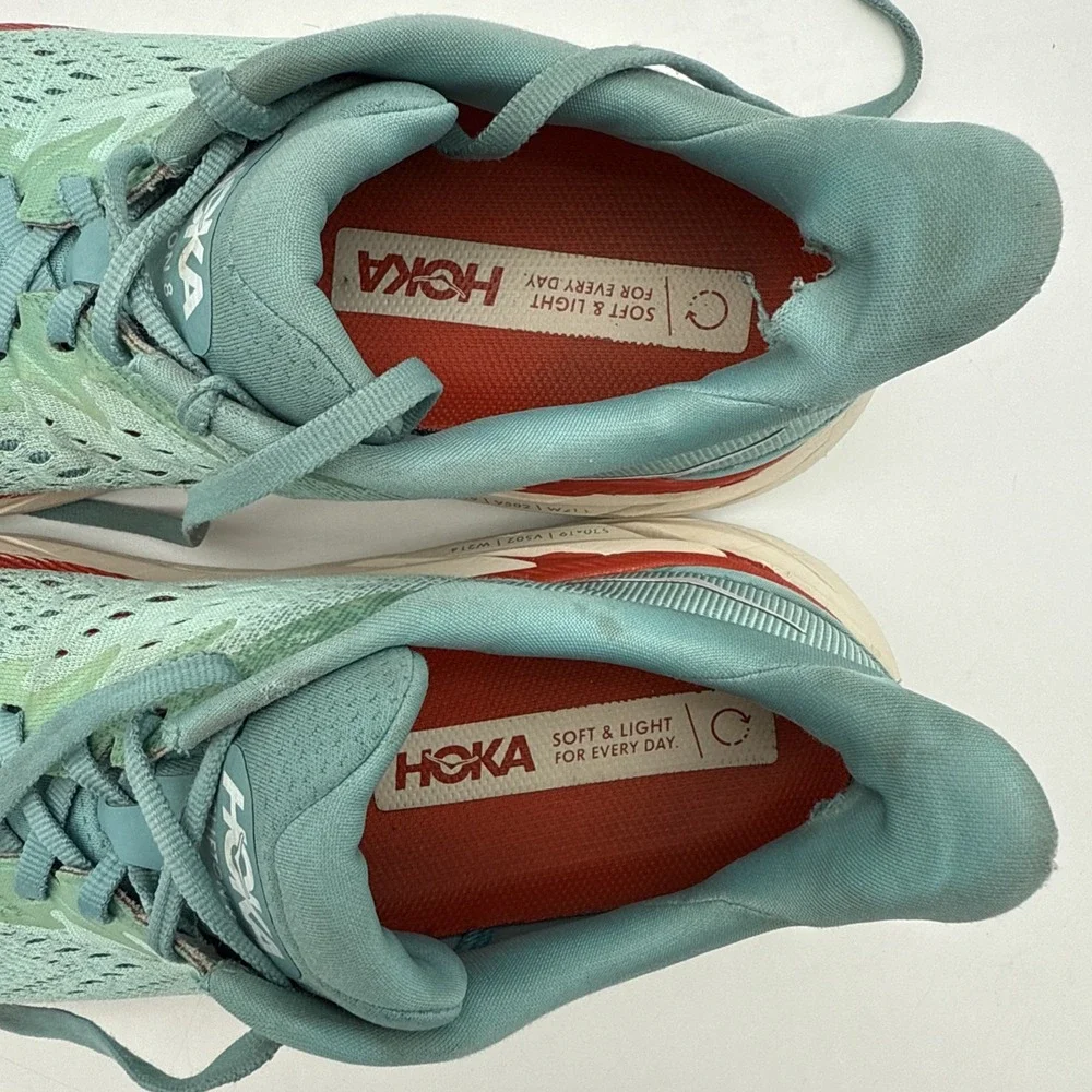 Hoka One One Clifton 8 1119394 AEBL Blue Running Shoes Sneaker Women's 9.5 B